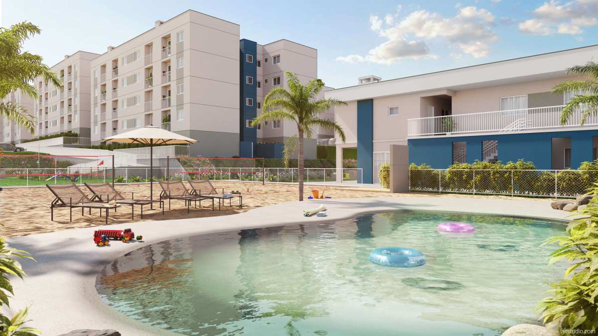  - Apartamento à venda em Viamão, Sítio São José, com 2 quartos, 42m²