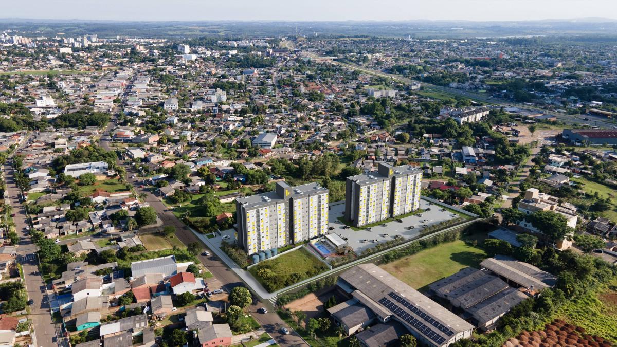  - Apartamento com 2 quartos, 49,69m², à venda em Gravataí, Barnabé