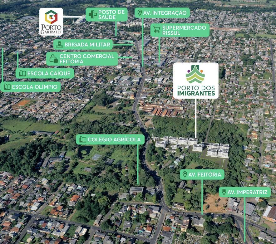  - Apartamento com 2 quartos, 40,83m², à venda em São Leopoldo, Feitoria