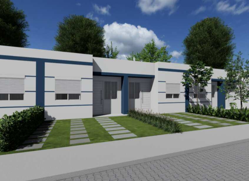 Casa de condomínio à venda em Gravataí, COHAB A, com 2 quartos, 44m² - FL Imóveis e Negócios LTDA