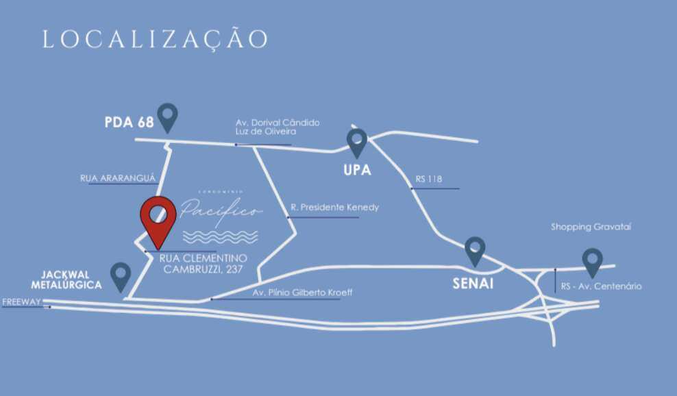  - Casa de condomínio à venda em Gravataí, COHAB A, com 2 quartos, 44m²