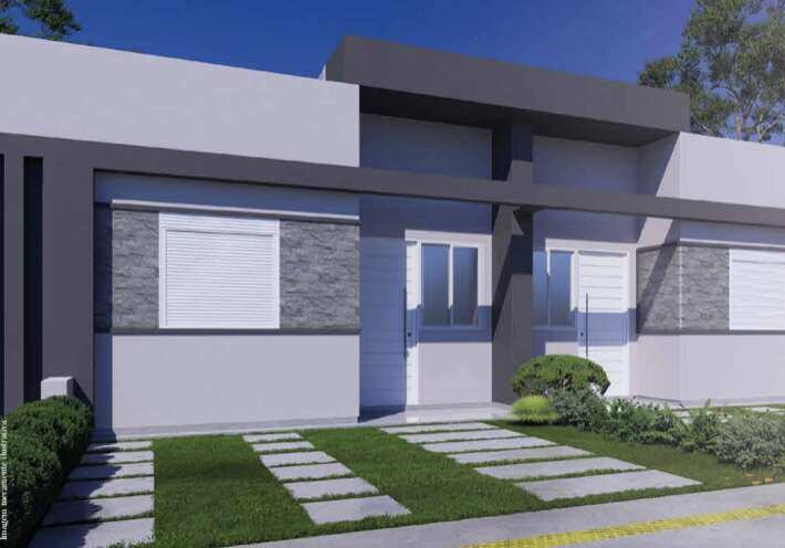 Casa de condomínio à venda em Gravataí, Santa Cruz, com 2 quartos, 44m² - FL Imóveis e Negócios LTDA